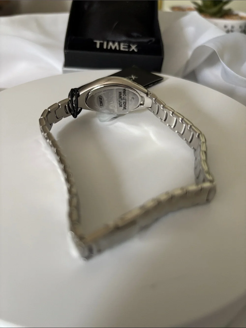 Timex Silver Ladies Oval Bracelet Watch